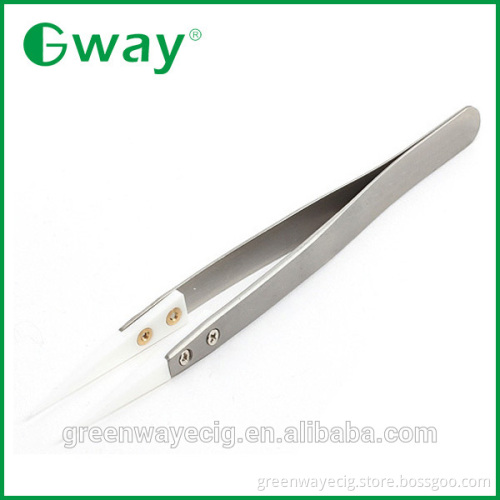 Wholesale ecig Ceramic Tweezers in stock Ceramic Tweezers for Ecig DIY Tool